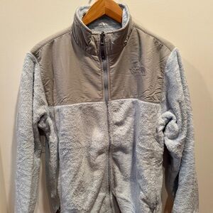 The North Face Girls XL Light blue Fleece Jacket
